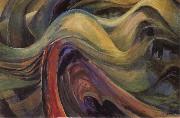 Emily Carr Abstract Tree Forms oil painting on canvas
